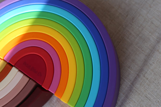 Silicone Rainbow Stacker