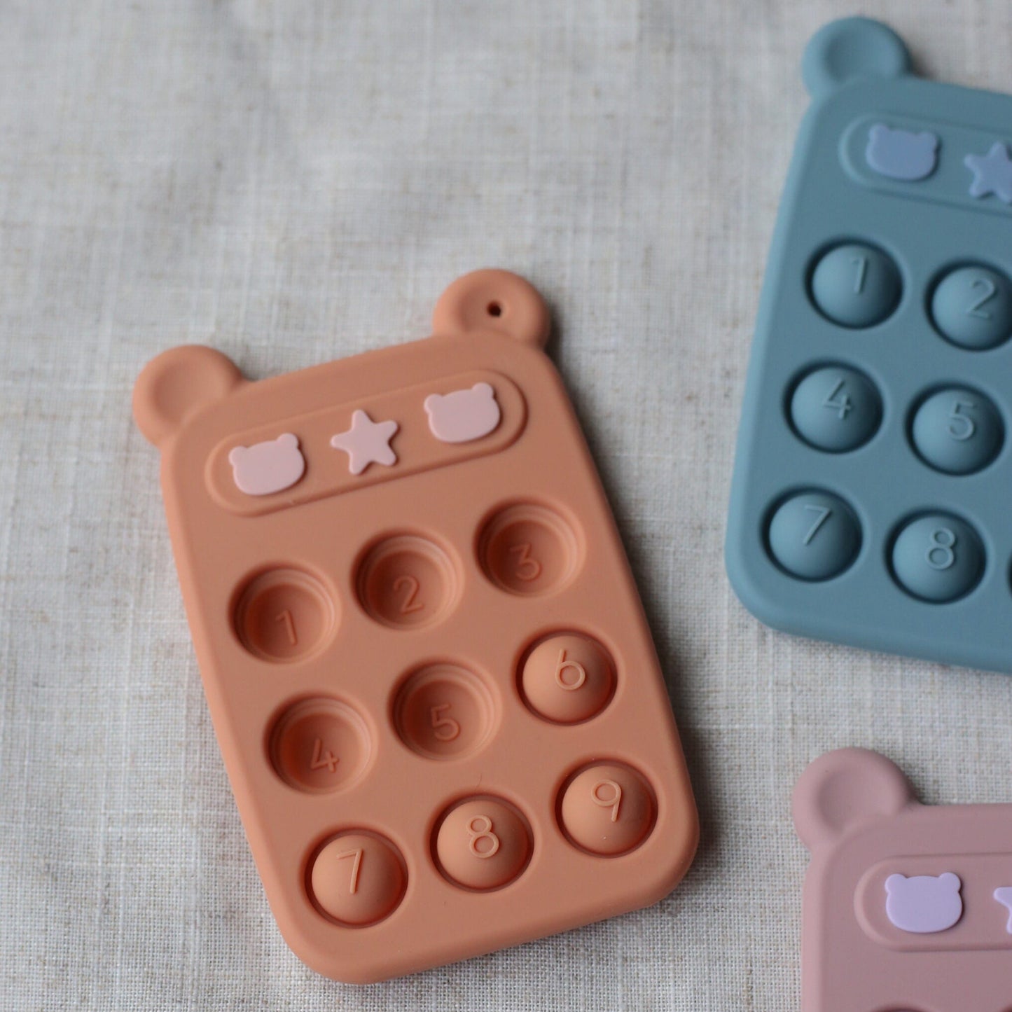 Silicone Fidget Popper Phone