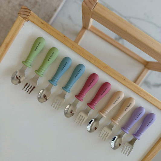Silicone Fork & Spoon Starter Set
